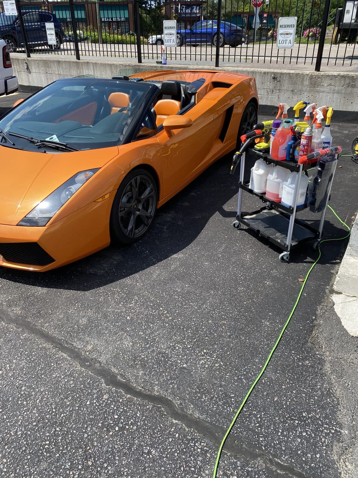 Detailing a Lamborghini Gallardo Spyder